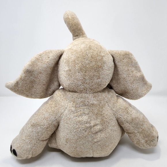 Cuddly Quarry Critters Beige Elephant Plush 10" Stuffed Animal Soft Toy Trunk Up - Picture 4 of 7